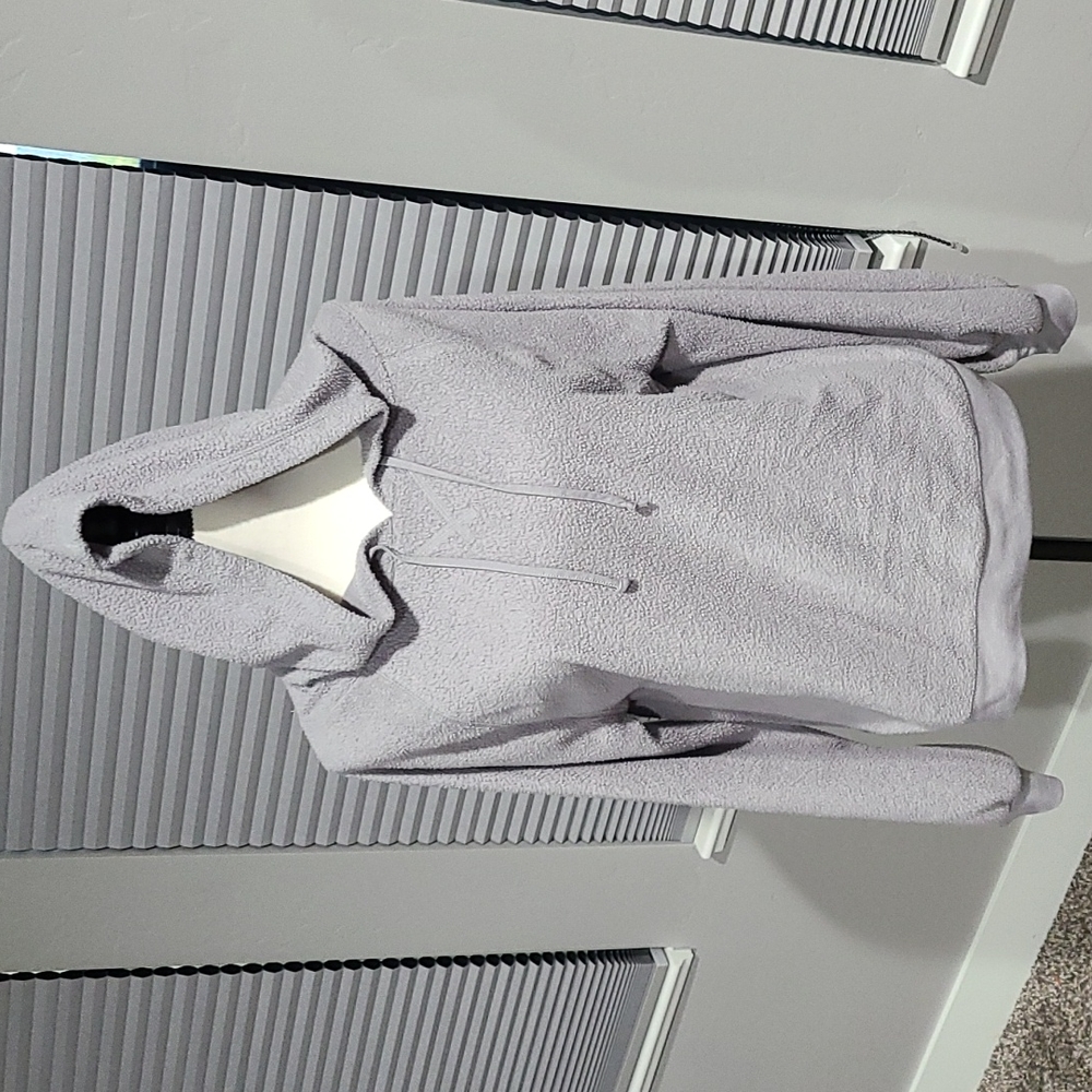 SO, Hooded sweater. Gray, size M